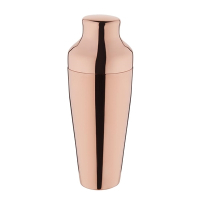French Cocktail Shaker | Copper Drinks Mixer | Professional Bartending Tool | Olympia DR608