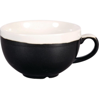 Cappuccino Cup | Monochrome Cup | Onyx Black 225ml | Churchill DR685