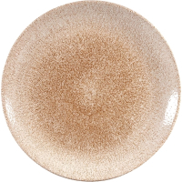 Raku Coupe Bowl | Ceramic Bowl | 248mm Garnet Orange | Churchill Studio Prints DR704