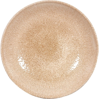 Raku Coupe Bowl | Ceramic Serving Bowl | 182mm Garnet Orange | Churchill Studio Prints DR705