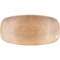 Rectangular Plate | Churchill Studio Prints Raku | 298mm | Garnet Orange | Churchill DR706