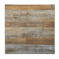 Square Table Top | Pre-drilled Table Top | Urban Dark Wood Finish | Bolero DR821