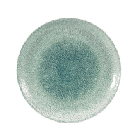 Raku Coupe Plates | Studio Prints Jade Green | 288mm Ceramic Tableware | Churchill DW384