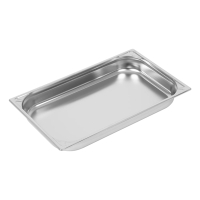 Stainless Steel Gastronorm Pan | 1/1 GN Container | 65mm Deep | Vogue DW433