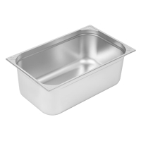 Stainless Steel Gastronorm Pan | 1/1 Gastronorm Container | 200mm Deep Heavy Duty | Vogue DW436