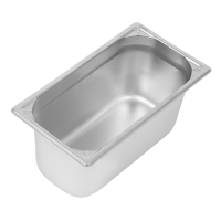 Stainless Steel Gastronorm Pan | 1/3 GN Container | 150mm Deep | Vogue DW444