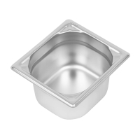 Heavy Duty Gastronorm Pan | 1/6 Stainless Steel Pan | 100mm Depth | Vogue DW450