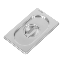 Stainless Steel Gastronorm Pan Lid | 1/9 GN Pan Cover | Heavy Duty | Vogue DW460