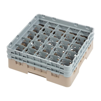 Glass Rack | Dishwasher Rack | 25 Compartments 133mm Height | Cambro Camrack DW555
