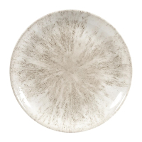 Stone Coupe Plates | Porcelain Dinner Plates | 288mm Agate Grey | Churchill Studio Prints DW790