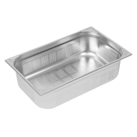 Perforated Gastronorm Pan | 1/1 Stainless Steel Heavy Duty | 150mm Depth | Vogue DY176