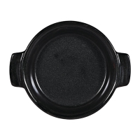 Individual Dish | Stoneware Serving Dish | 140mm Black Igneous | Churchill DY785