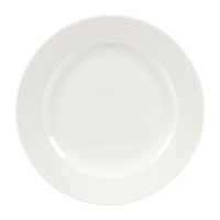 White Porcelain Plate | Ceramic Dinner Plate | 210mm Restaurant Tableware | Churchill Isla DY835