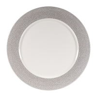 Presentation Plate | Grey Serving Plate | 305mm Shale | Churchill Isla DY860