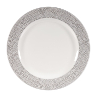Footed Plate | Churchill Isla Plate | Shale Grey 276mm | Churchill DY861