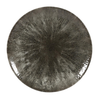 Stone Quartz Black Coupe Plates | Evolve Dinnerware | 260mm | Churchill DY893
