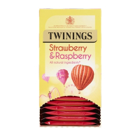 Commercial Fruit Tea Bags | Strawberry and Raspberry Enveloped Tea | 240 Pack | Twinings DZ465