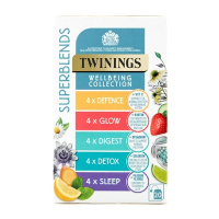 Commercial Tea Bags | Superblends Wellbeing Collection | 80 Pack | Twinings DZ471