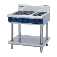 Commercial Electric Cooktop | 6 Element Range Cooker | 900mm Heavy Duty | Blue Seal Evolution E516D-LS