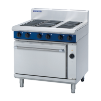 Commercial Electric Oven Range | Convection Oven | 6 Burner Cooktop | Blue Seal E56D