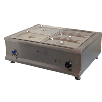 Commercial Wet Heat Bain Marie | Food Warmer | 5 GN Pan Capacity | Easy EBM5