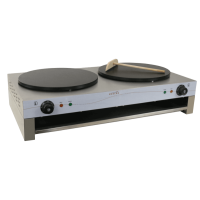 Double Electric Crepe Maker | Commercial Pancake Griddle | 2 Plate | Modena ECL2