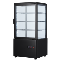 King Black Series Chilled Display Cabinet Black 68 Litre EG211
