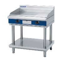 Commercial Electric Griddle | Blue Seal Evolution Griddle | 900mm Width | Leg Stand Model | Blue Seal EP516-LS