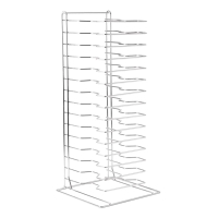 Stacking Rack | 15 Slot Plate Rack | Commercial Dishwasher Storage Rack | F027