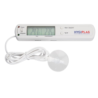 Fridge Freezer Thermometer | Digital Refrigerator Temperature Gauge | With Alarm | Hygiplas F314
