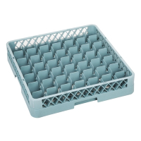 Commercial Glass Rack | 49 Compartments | Dishwasher Safe Storage | Vogue F615