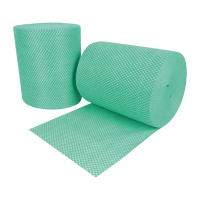 Antibacterial Cleaning Cloths | Disposable Cleaning Cloths | 2 Rolls x 500 Sheets | EcoTech FA207