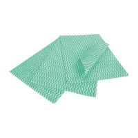 Antibacterial Compostable Cleaning Cloths | Eco-Friendly Wipes | 25 Pack Green | EcoTech FA211