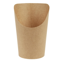 Recyclable Kraft Wrap Scoops | Food Packaging | Pack of 1000 | Colpac FA377