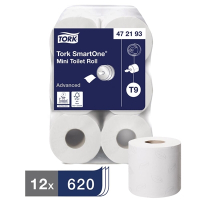Toilet Rolls | SmartOne Mini Rolls | Pack of 12 | Tork FA700