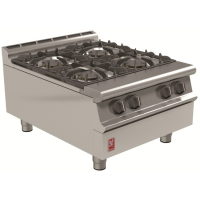 Commercial Four Burner Gas Boiling Top | Gas Hob | Open Top Gas Range | Falcon Dominator Plus G3124