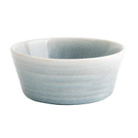 Cavolo Flat Round Bowl | Ice Blue Serving Bowl | 143mm Diameter | Olympia FB565