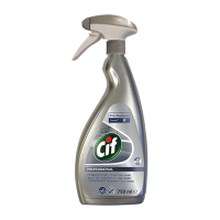 Commercial Glass Cleaner | Stainless Steel Cleaner | Ready To Use | 750ml | Cif Pro Formula CX859