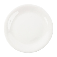 Embossed Coupe Plate | Royal Bone China Plate | 225mm Dining Plate | Ascot FB643