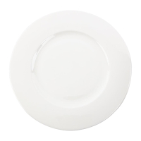 Wide Rim Flat Plate | Bone China Plate | 310mm Pack of 6 | Royal FB651