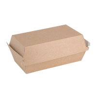 Compostable Kraft Food Boxes Small | Eco-Friendly Takeaway Containers | 172mm | Fiesta Green FB666