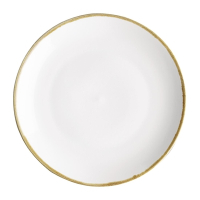 Round Coupe Plate | Kiln Chalk Tableware | 280mm Stoneware Dinnerware | Olympia FB997