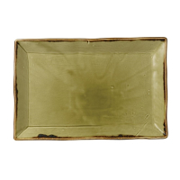 Rectangular Serving Trays | Green Tableware | 192 x 284mm | Dudson Harvest FC051