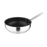 Sauté Pan | Non-stick Teflon Coated Pan | Stainless Steel 240mm | Vogue FC099