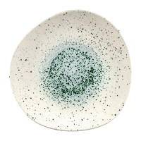 Round Plates | Mineral Green Centre Organic Plates | 286mm | Churchill Studio Prints FC120