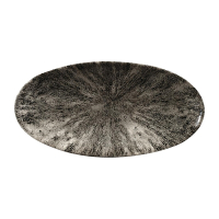 Stone Chef's Plates | Quartz Black Serving Plates | 299 x 150mm | Churchill Studio Prints FC140