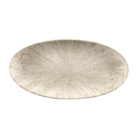 Stone Chefs Plates | Rectangular Serving Plates | 299 x 150mm Agate Grey | Churchill Studio Prints FC142