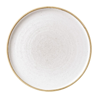 Chefs Plate | Walled Plate | Barley White 260mm | Churchill Stonecast FC161