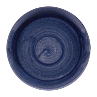 Coupe Plates | Stonecast Patina Plates | 288mm Cobalt Blue | Churchill FC167
