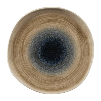 Round Plates | Stonecast Aqueous Organic | 264mm Bayou Taupe | Churchill FC178